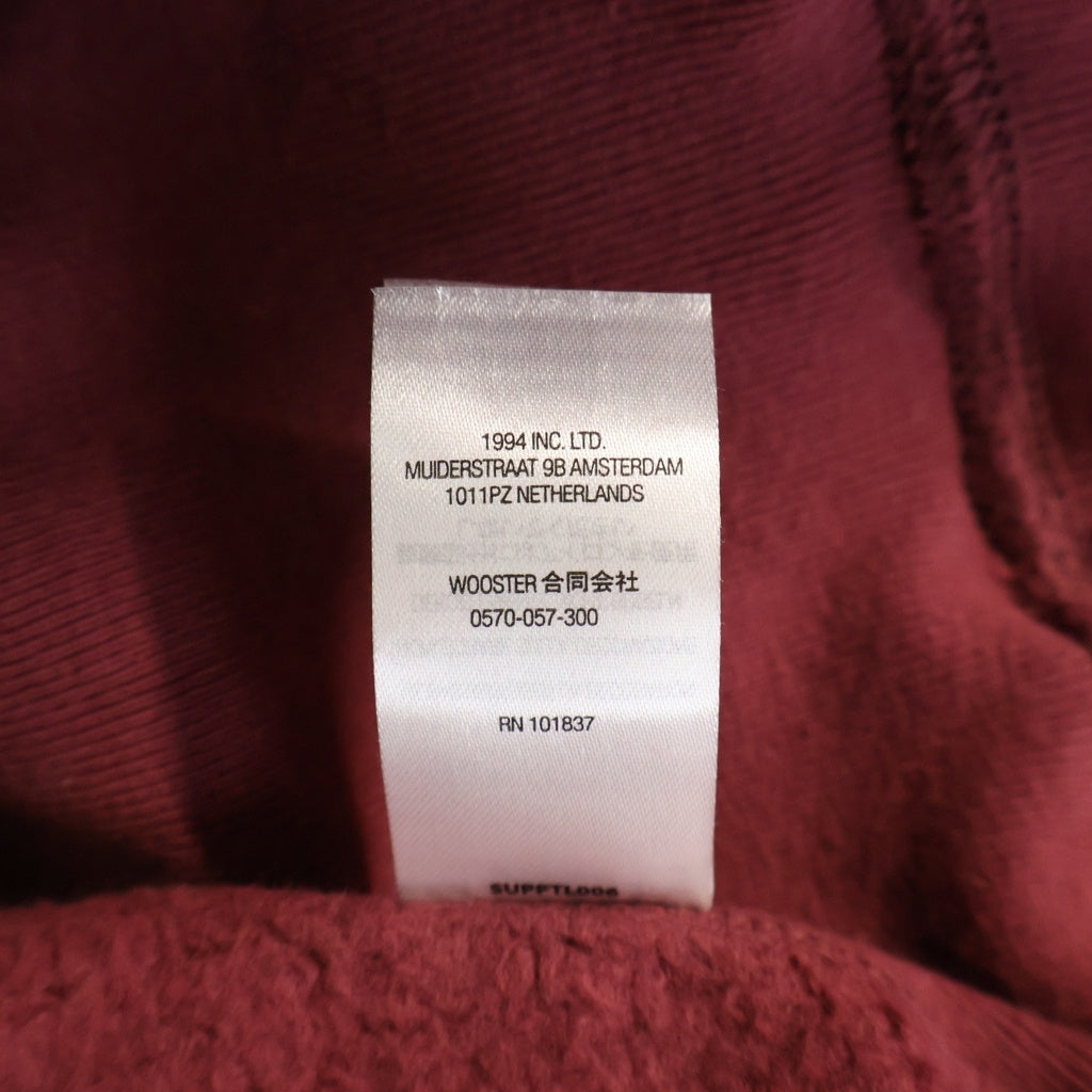 SUPREME(シュプリーム) 21AW Box Logo Hooded Sweatshirt ボックスロゴ スウェット プルオーバーパーカー ワインレッド