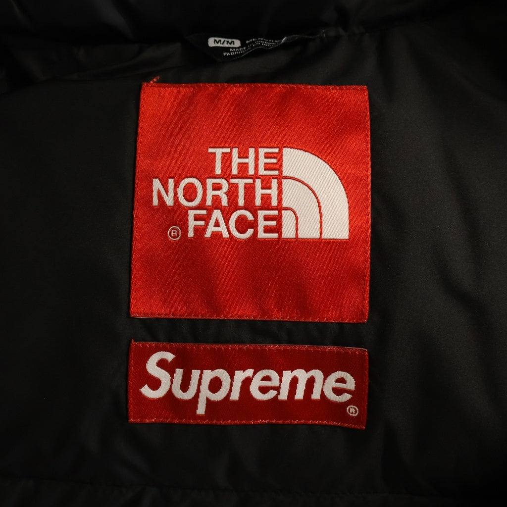 SUPREME(シュプリーム) 13AW ×THE NORTH FACE Fur Print Nuptse Vest ノースフェイス ファープリント ダウンベスト ブラック/ブラウン ND01341
