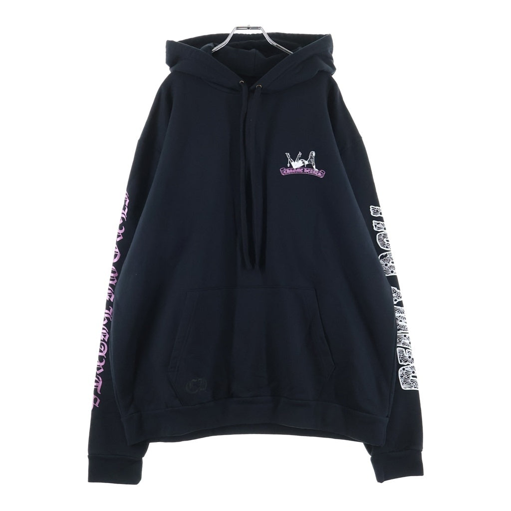 CHROME HEARTS(クロムハーツ) 26SS DEADLY DOLL SWTSHRT PLVR LTD ONLINE オンライン限定 デッドリードール プルオーバースウェットパーカー フーディー ブラック