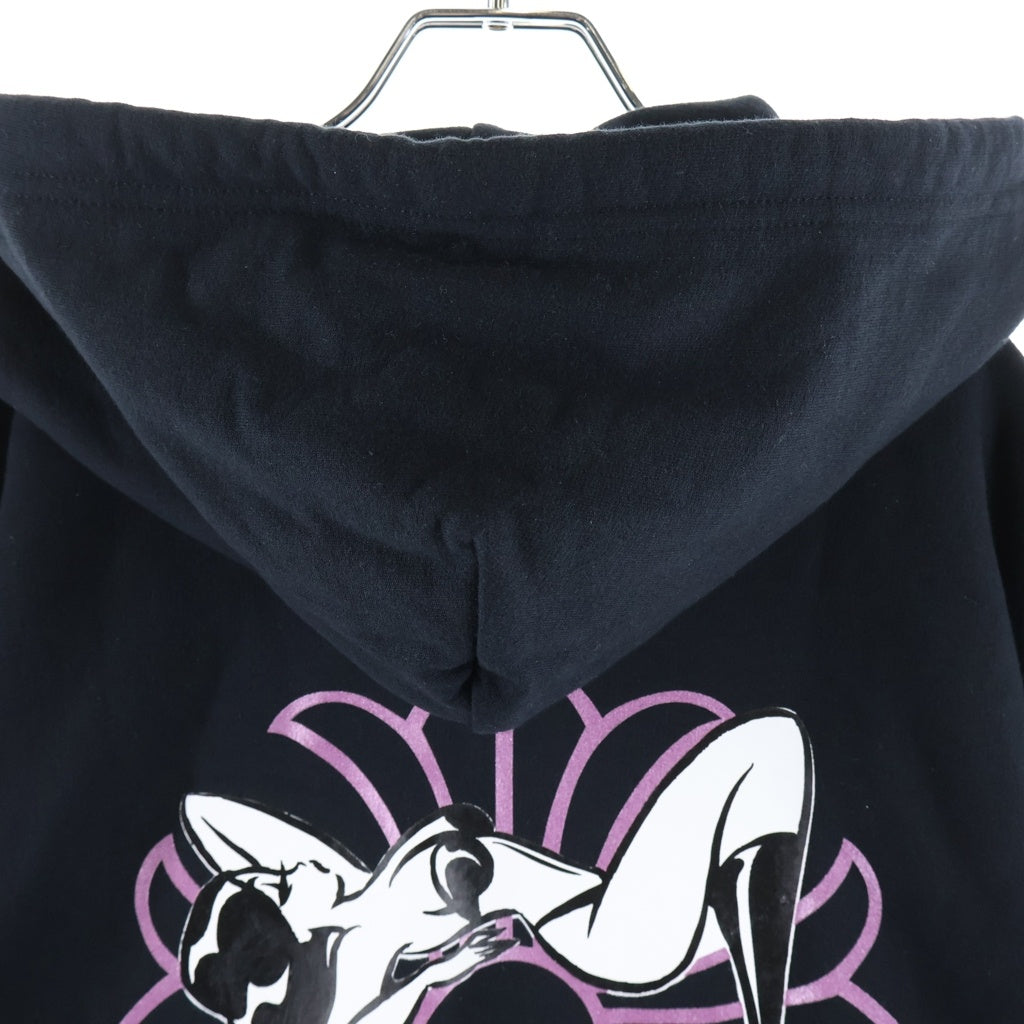 CHROME HEARTS(クロムハーツ) 26SS DEADLY DOLL SWTSHRT PLVR LTD ONLINE オンライン限定 デッドリードール プルオーバースウェットパーカー フーディー ブラック