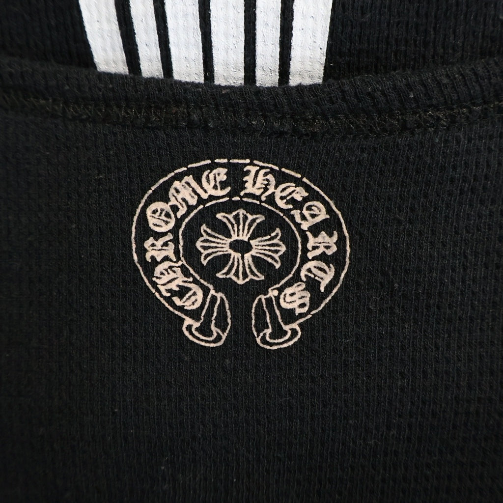 CHROME HEARTS(クロムハーツ) THERMAL L/S FLRL CRS サーマル フローラルクロス 長袖 ロングスリーブ ブラック