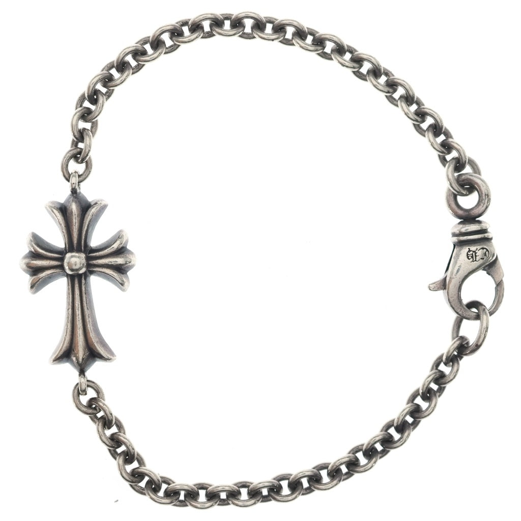 CHROME HEARTS(クロムハーツ) CHN TNY CH CRS タイニーCHクロスチェーン シルバーブレスレット