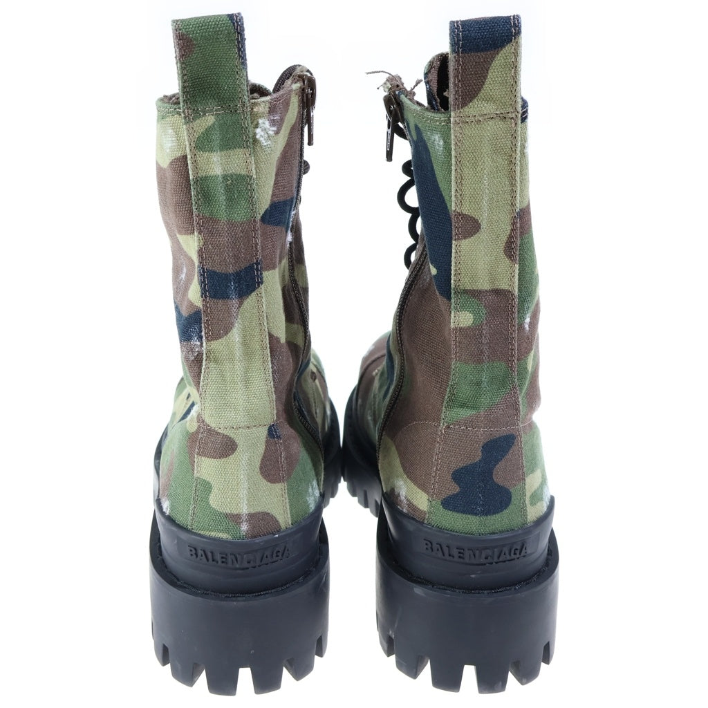 BALENCIAGA(バレンシアガ) 24SS STRIKE BOOT L20 ストライクコンバットブーツ カモフラ カーキ