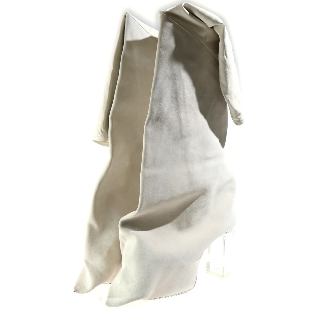 Rick Owens(リックオウエンス) Hollywood Taco Kiss ハリウッドタコキストールブーツ ホワイト