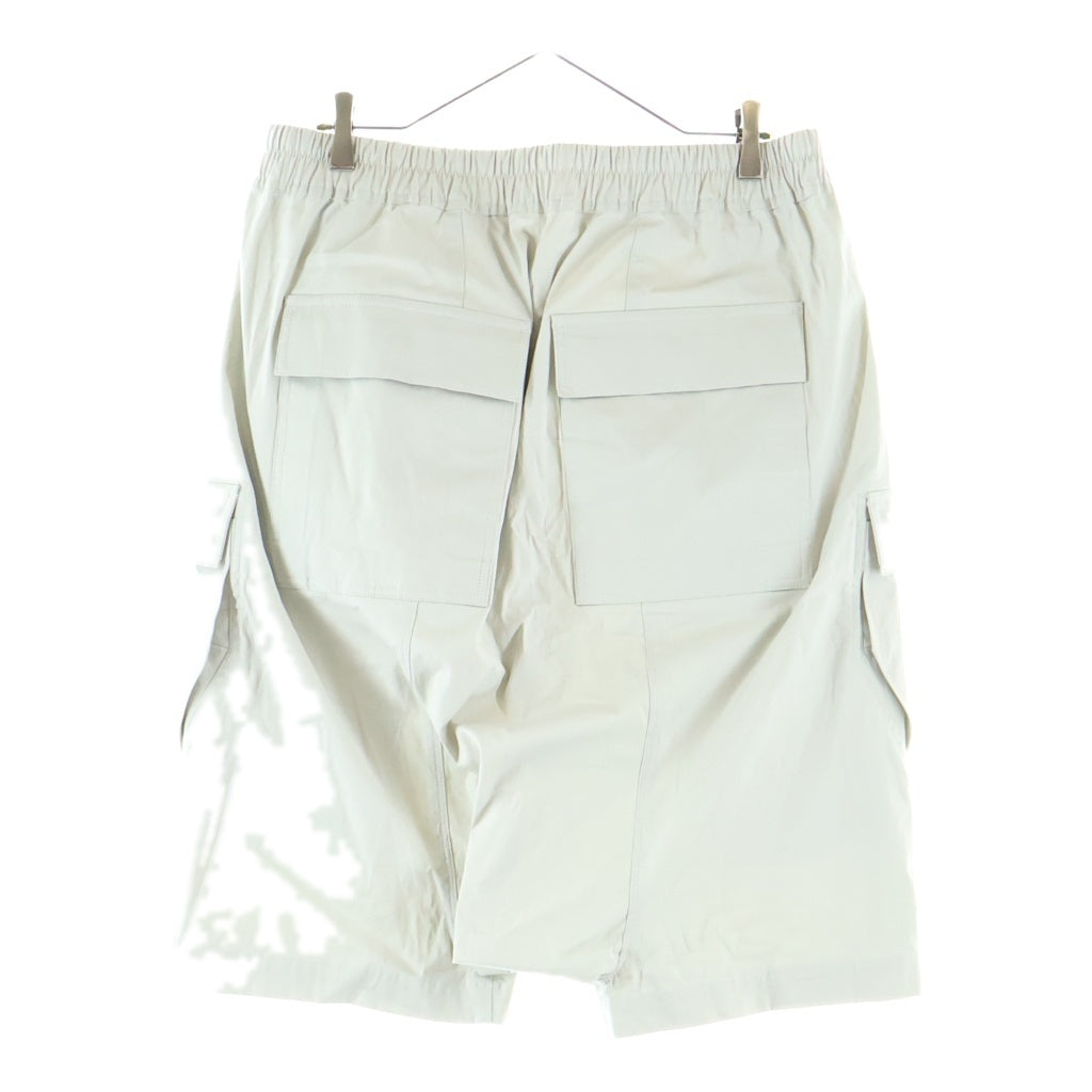 Rick Owens(リックオウエンス) 19SS ドローストリング サルエル コットンカーゴショートパンツ ベージュ RU19S2389-TE
