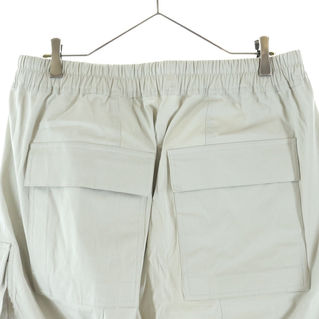 Rick Owens(リックオウエンス) 19SS ドローストリング サルエル コットンカーゴショートパンツ ベージュ RU19S2389-TE