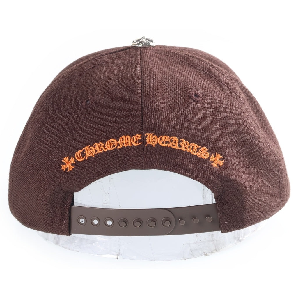 CHROME HEARTS(クロムハーツ) CH HAT CH刺繍 ベースボールキャップ 帽子 ブラウン