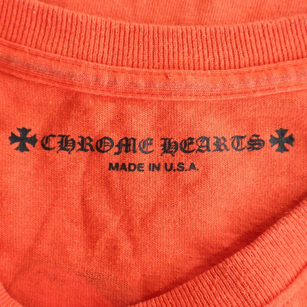 CHROME HEARTS(クロムハーツ) PRO U S/S TEE ORANGE MATTY BOY マッティボーイチョンパープリテンス ショートスリーブ 半袖Tシャツ バーミリオン オレンジ