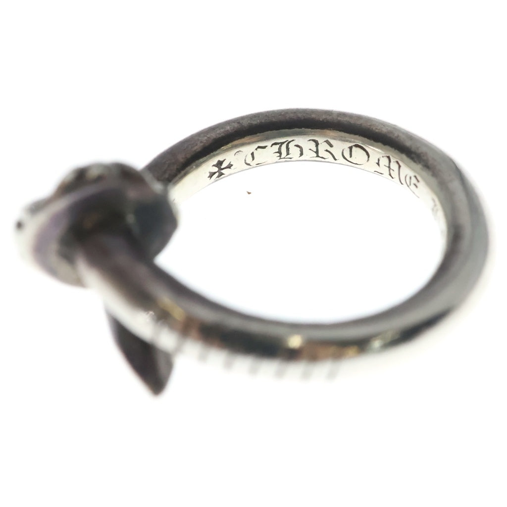 CHROME HEARTS(クロムハーツ) NAIL CRSBALL ネイル クロスボール リング シルバー BCA349 レディース