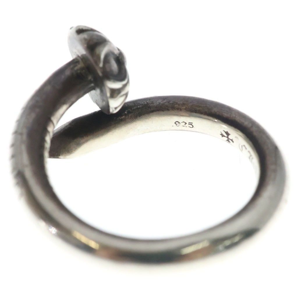 CHROME HEARTS(クロムハーツ) NAIL CRSBALL ネイル クロスボール リング シルバー BCA349 レディース