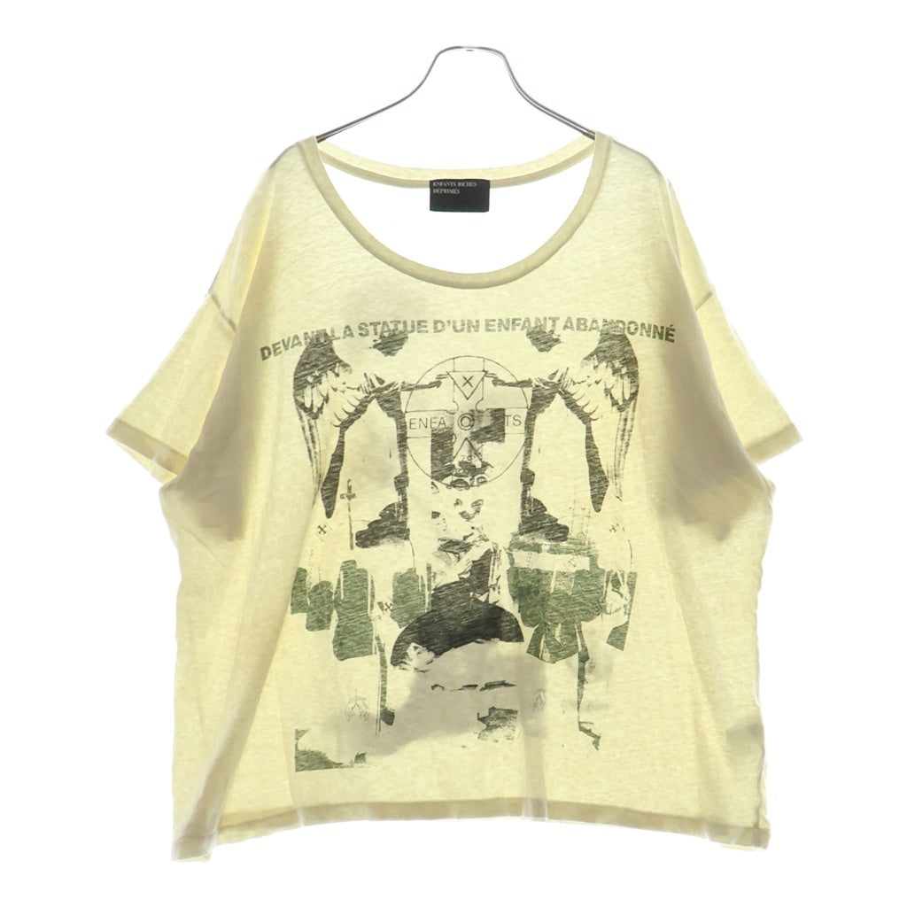 ENFANTS RICHES DEPRIMES(アンファンリッシュデプリメ) 26SS NUN KICKS BABY T-SHIRTS ヒューマンマリア 半袖Tシャツカットソー ホワイト