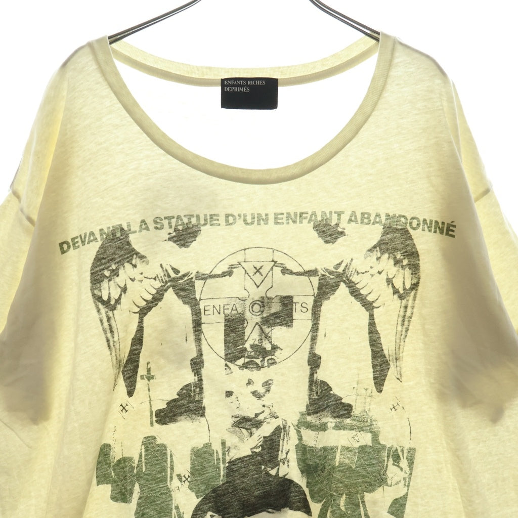 ENFANTS RICHES DEPRIMES(アンファンリッシュデプリメ) 26SS NUN KICKS BABY T-SHIRTS ヒューマンマリア 半袖Tシャツカットソー ホワイト