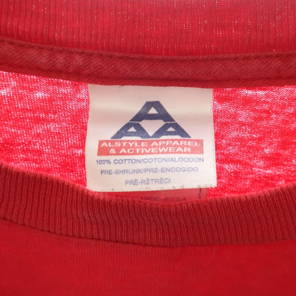 VINTAGE(ヴィンテージ) 00s WEST COAST CHOPPERS ウエストコーストチョッパーズ プリント長袖Tシャツカットソー レッド