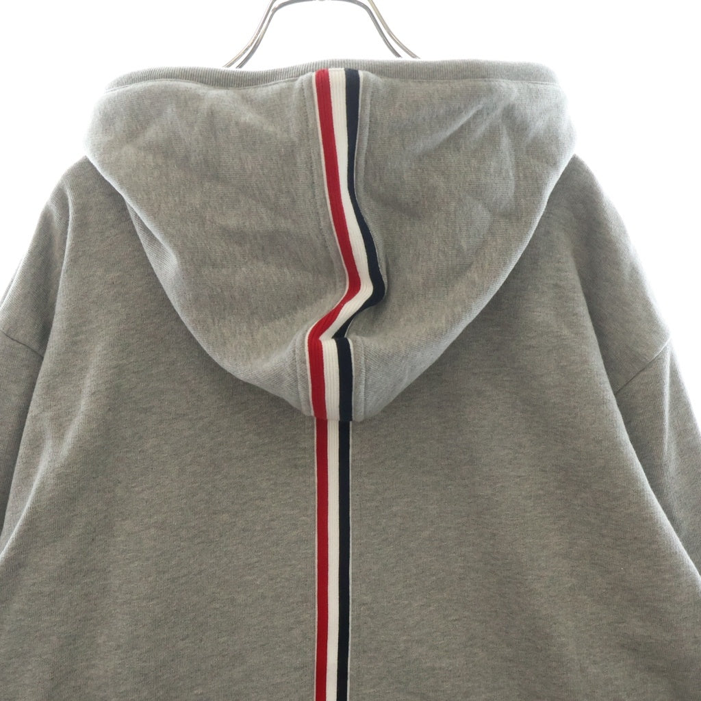 THOM BROWNE(トムブラウン) NEW YORK ジップアップパーカー グレー MJT153A-03377055