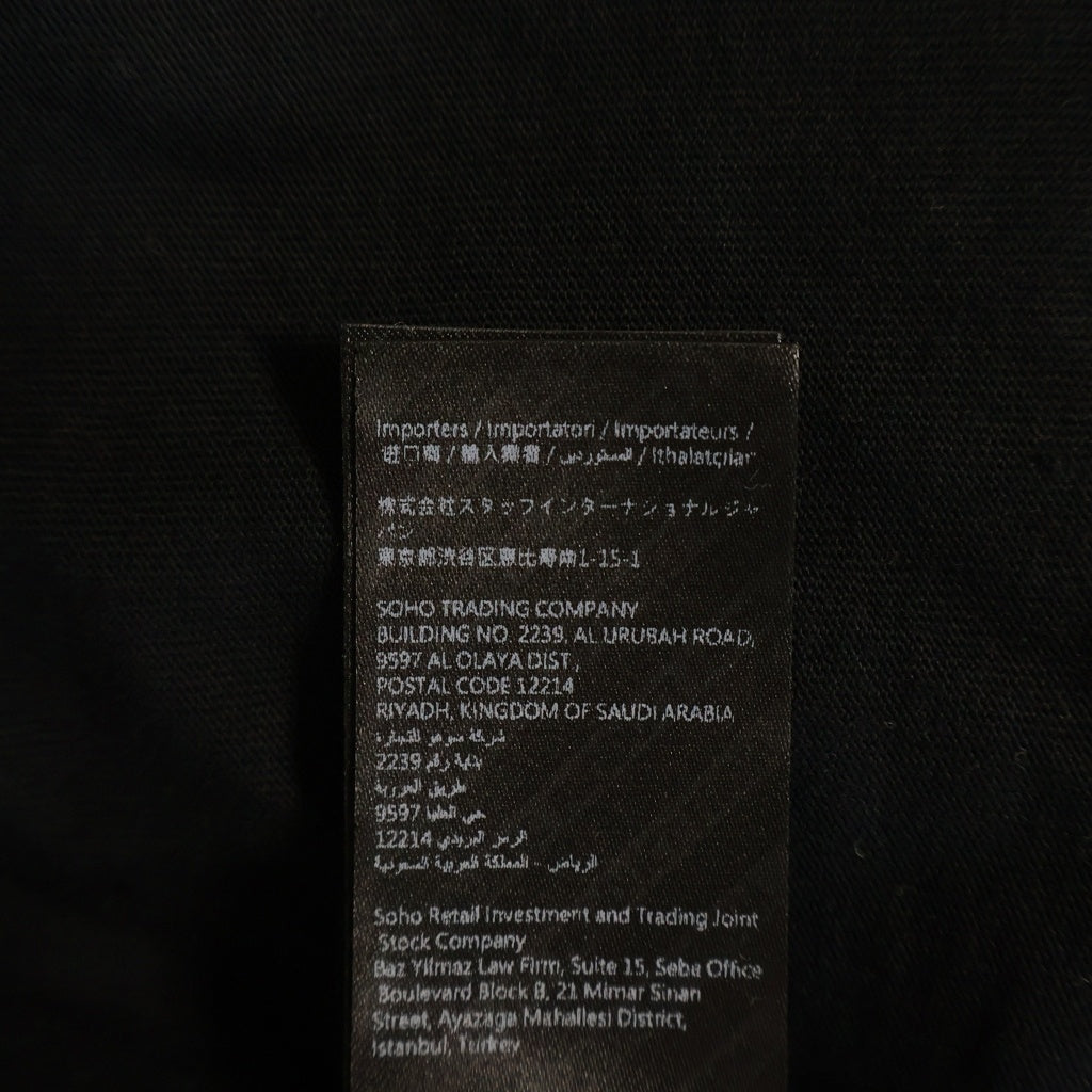 AMIRI(アミリ) BONES STACKED L/S TEE ボーン プリントデザイン 長袖Tシャツ カットソー ブラック AMJYTE1076