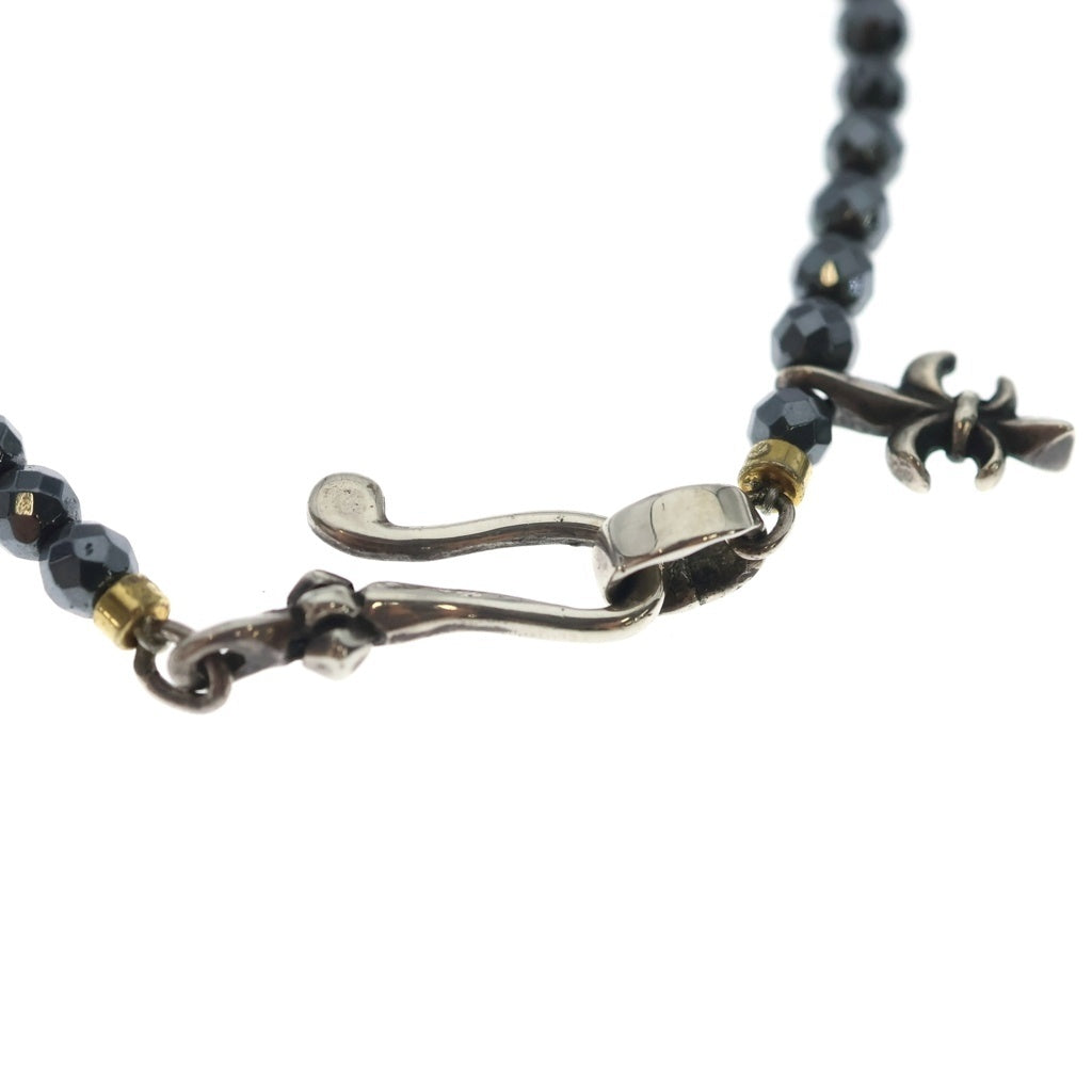 Bill Wall Leather/BWL(ビルウォールレザー) Multi Link Stone Bracelet Hematite マルチリングストーンブレスレット ヘマタイト ブラック