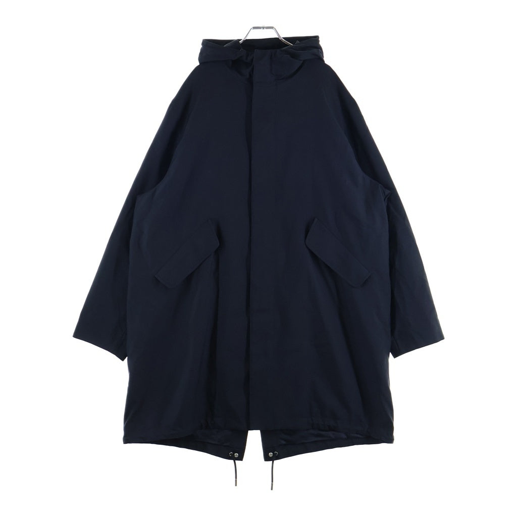 DIOR(ディオール) 20SS テクニカルコットン フーディナイロンロングジャケット ネイビー 013C311A4733