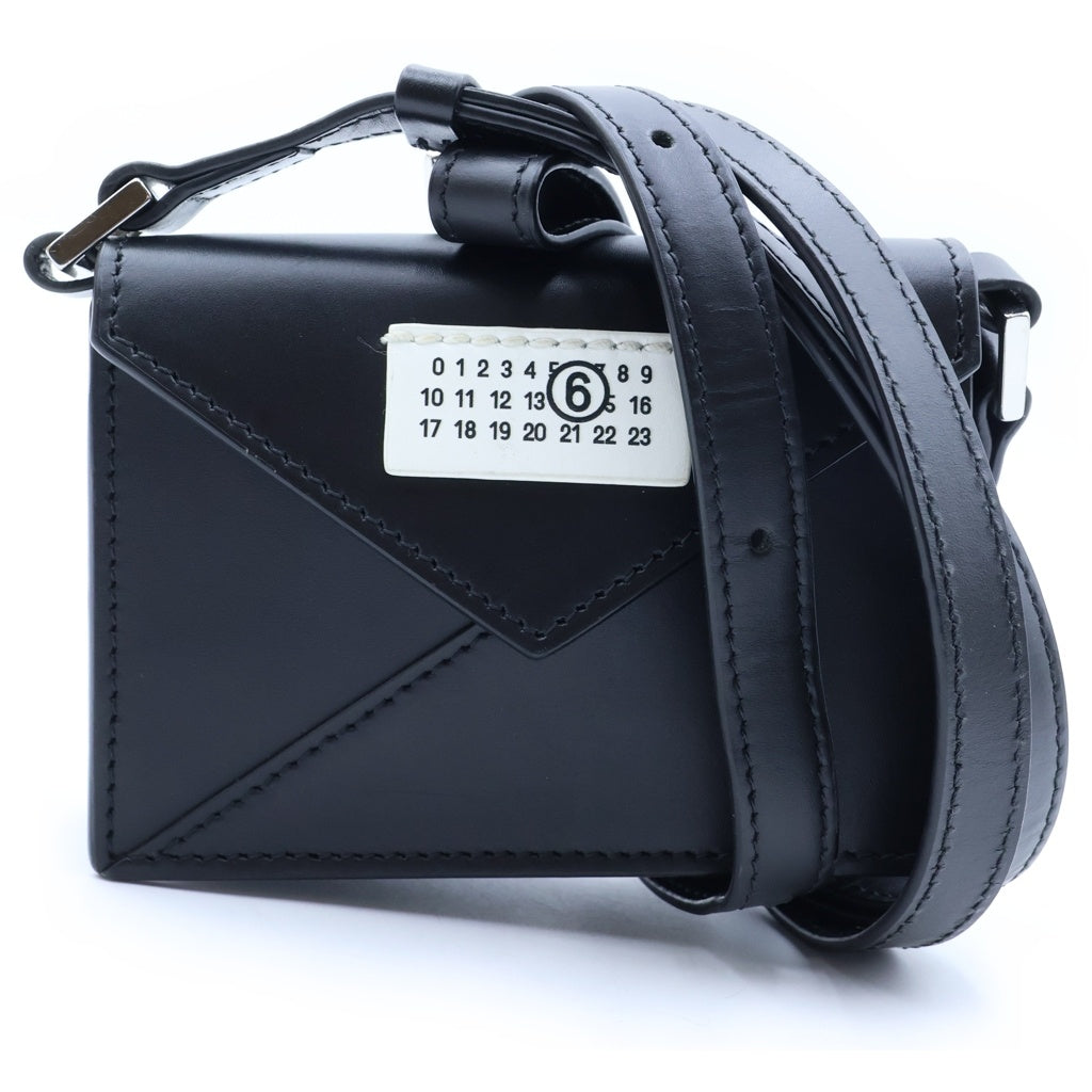 MM6 Maison Margiela(エムエムシックスメゾンマルジェラ) JAPANESE MINI ジャパニーズ ミニショルダーバッグ ブラック 4a004603