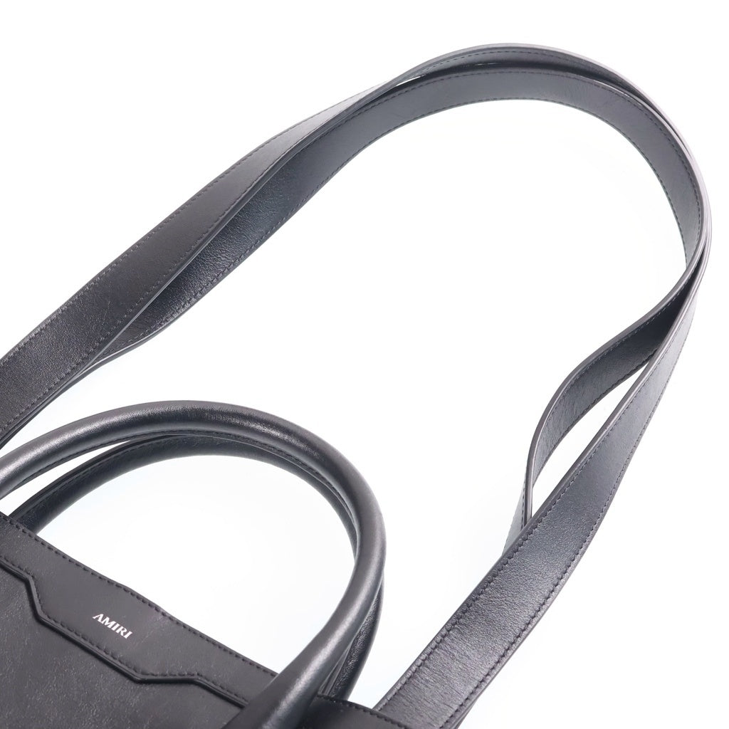 AMIRI(アミリ) 25AW HOLLYWOOD TOTE ハリウッドトート レザートートバック ブラック