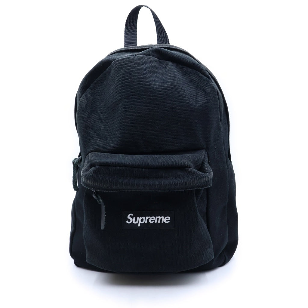 SUPREME(シュプリーム) Canbas Backpack キャンバス バックパック リュック ブラック