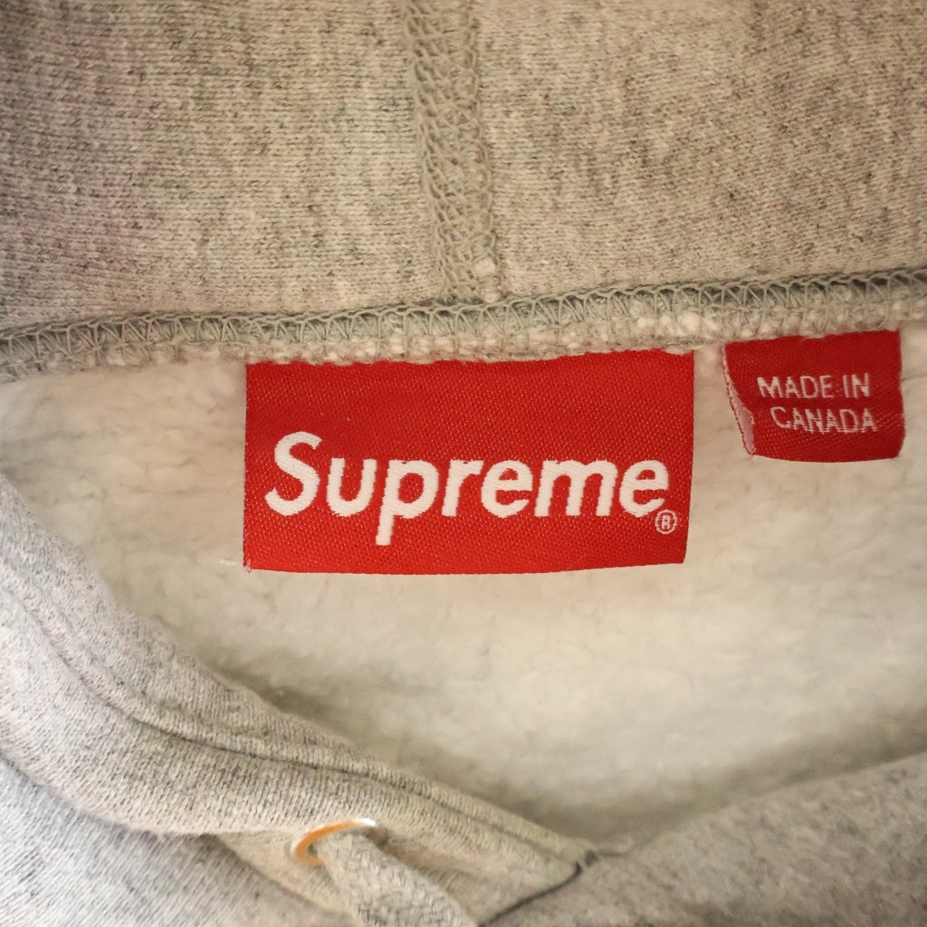 SUPREME(シュプリーム) 21AW Pearl Logo Hooded Sweatshirt アーチパールロゴ プルオーバーパーカー グレー