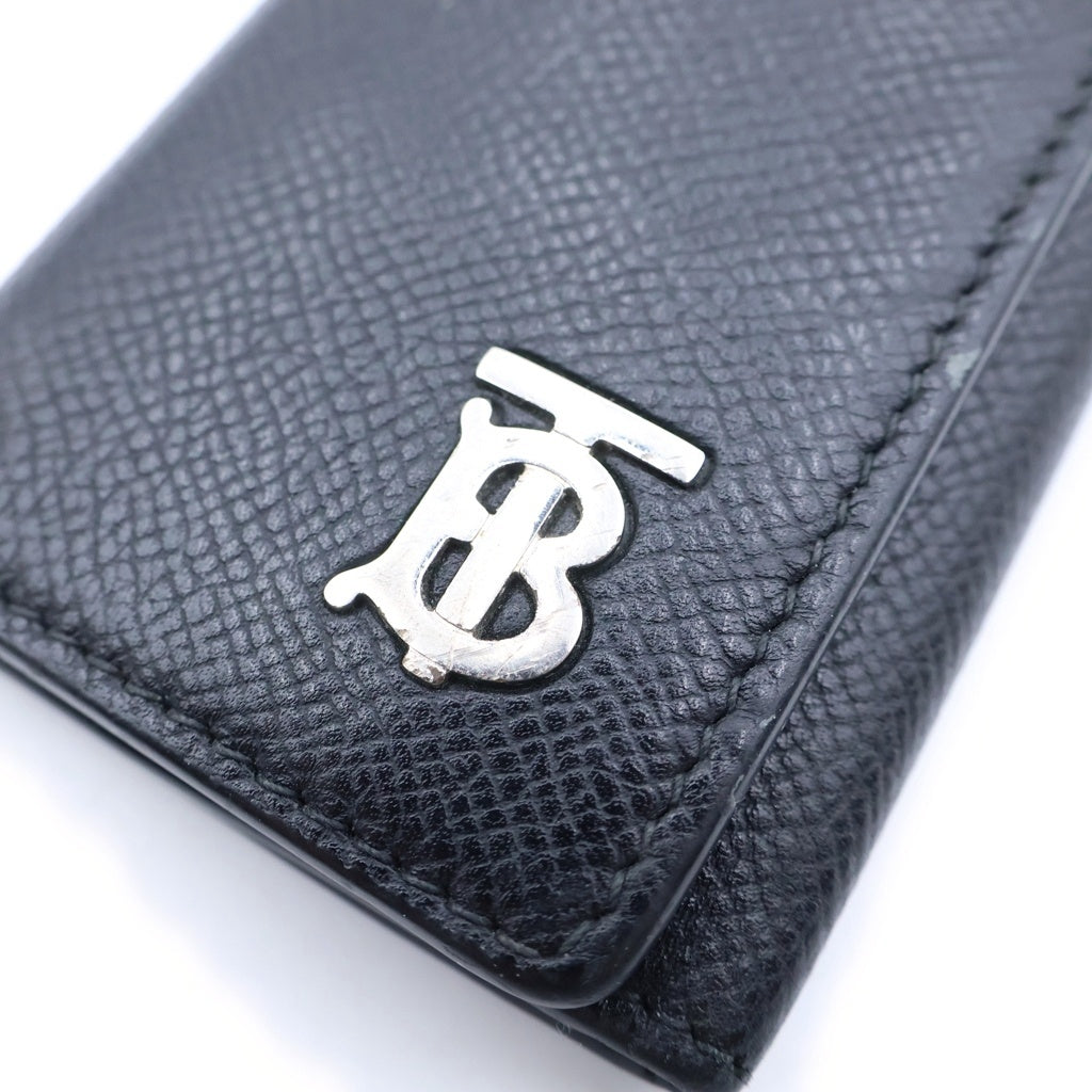 BURBERRY(バーバリー) TBロゴ レザー6連キーケース ブラック