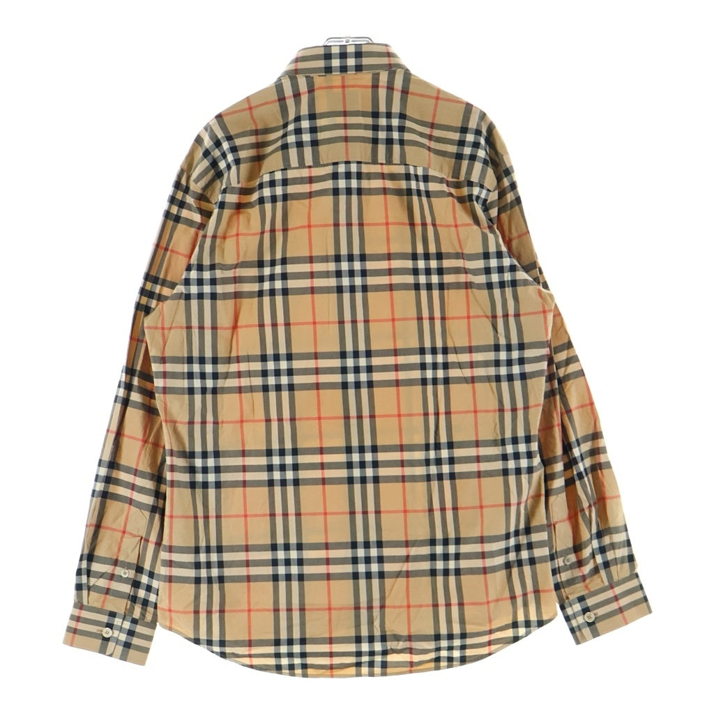 BURBERRY(バーバリー) NOVACHECK SHIRT ノヴァチェック 長袖シャツ ベージュ 8020863