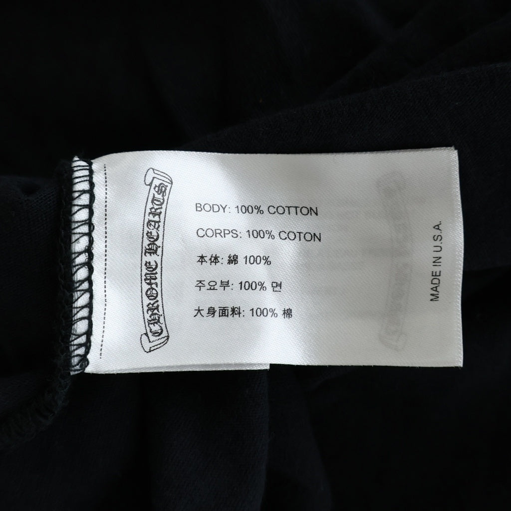 CHROME HEARTS(クロムハーツ) MLT COL CEM CRS TEE マルチカラーセメタリークロス クルーネック半袖Tシャツ カットソー ブラック