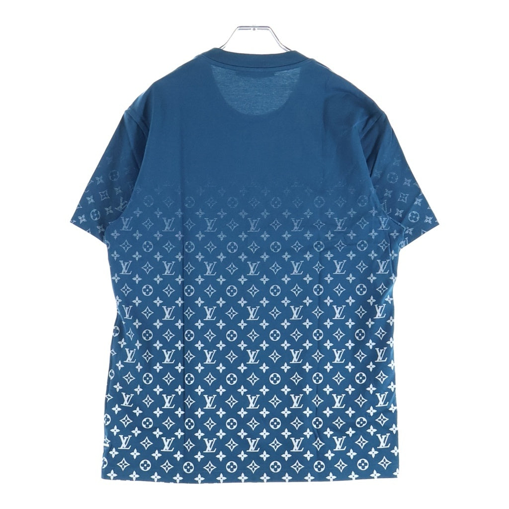 LOUIS VUITTON(ルイヴィトン) 21SS モノグラムグラディエント プリント 半袖Tシャツカットソー ブルー RM211Q NPG HKY46W