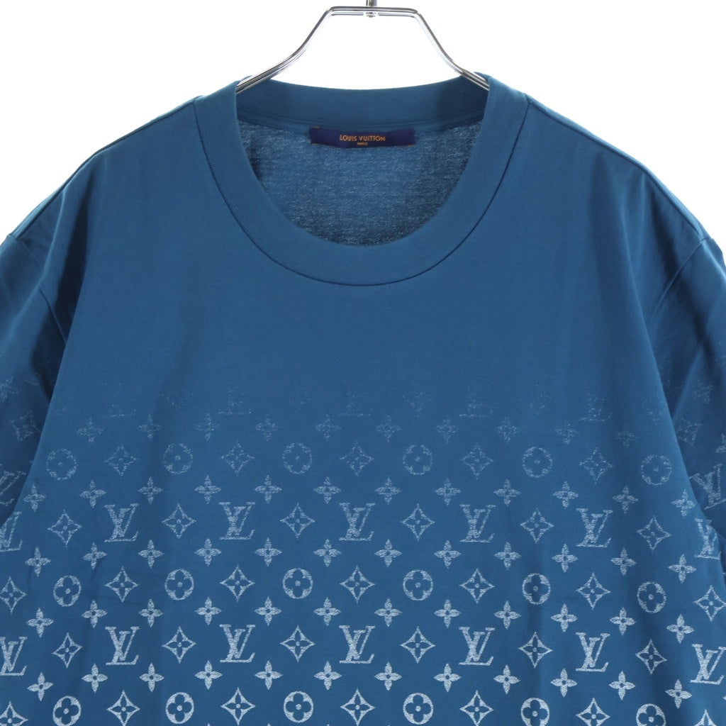 LOUIS VUITTON(ルイヴィトン) 21SS モノグラムグラディエント プリント 半袖Tシャツカットソー ブルー RM211Q NPG HKY46W