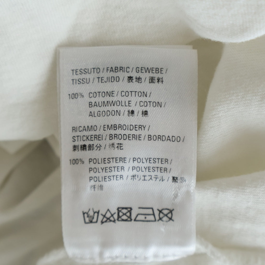 BALENCIAGA(バレンシアガ) 18SS バックロゴ刺繍 半袖Tシャツカットソー ホワイト 570805