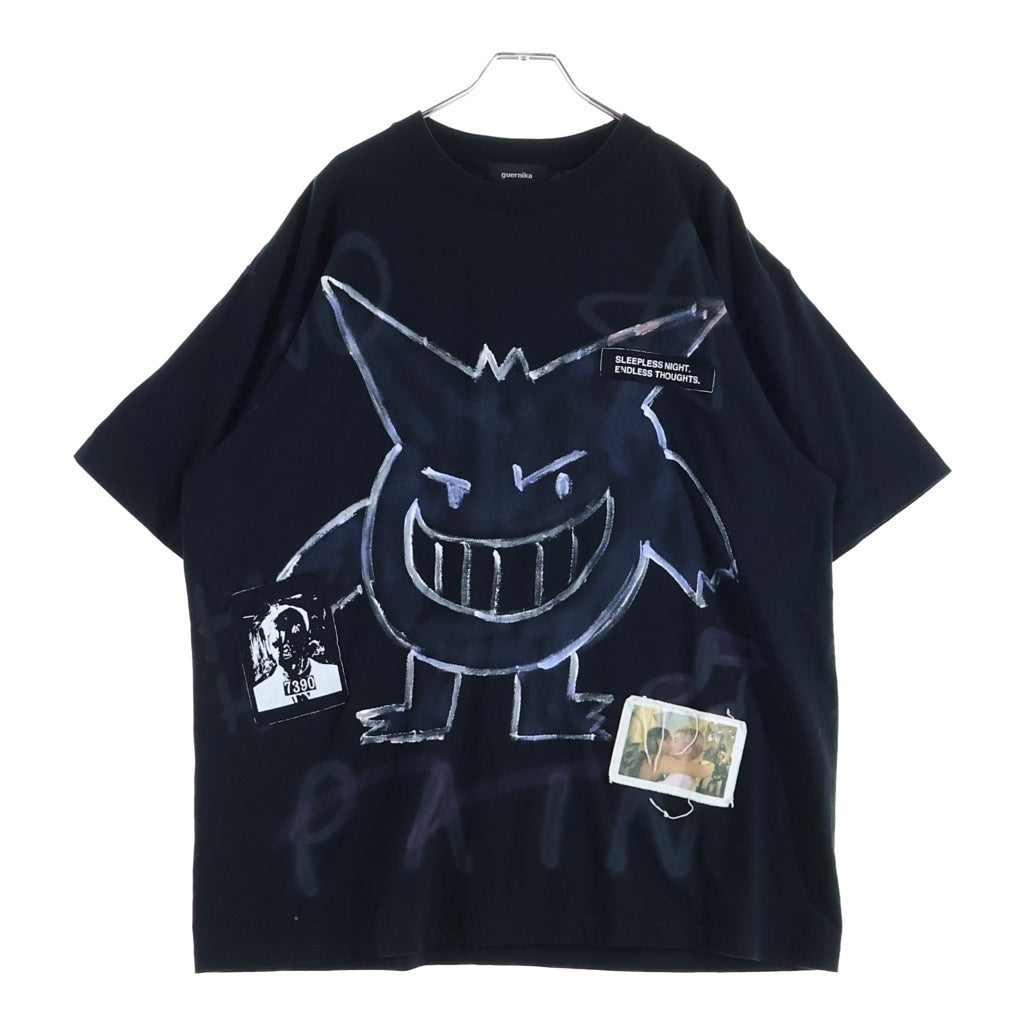 GUERNIKA(ゲルニカ) ×Pokemon ポケモン ゲンガー 半袖Tシャツカットソー ブラック
