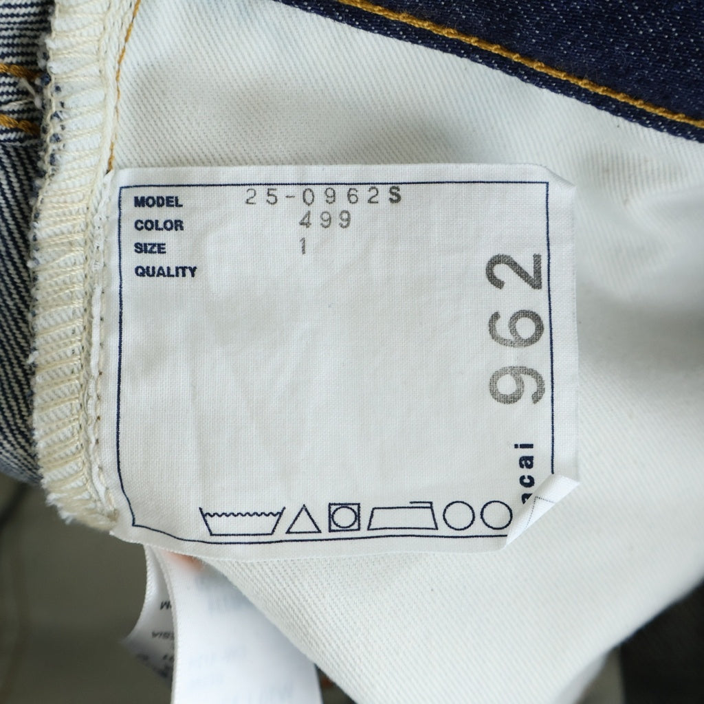 Sacai(サカイ) 25SS ×Levi's Denim Pants リーバイス ウルトラバギーデニム パンツ インディゴ 25-0962S