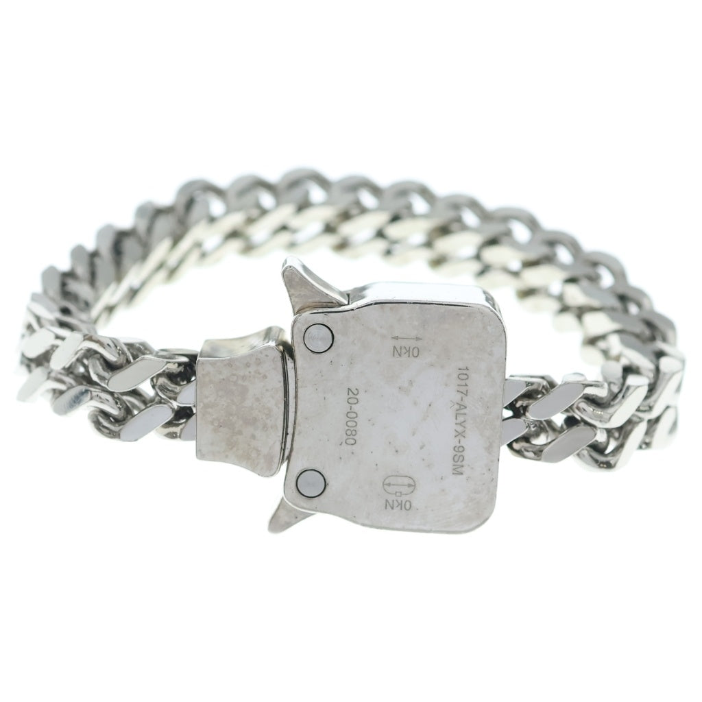 1017 ALYX 9SM(アリクス) METAL BUCKLE BRACELET メタル バックル ブレスレット GRY0002 シルバー