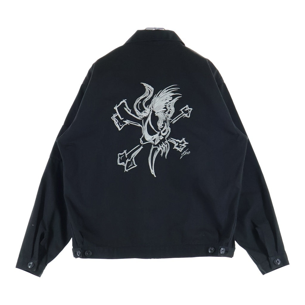 VINTAGE(ヴィンテージ) 90S-00S METALLICA GIANT メタリカ 両面刺繍ワークジャケット ジャイアント ブラック