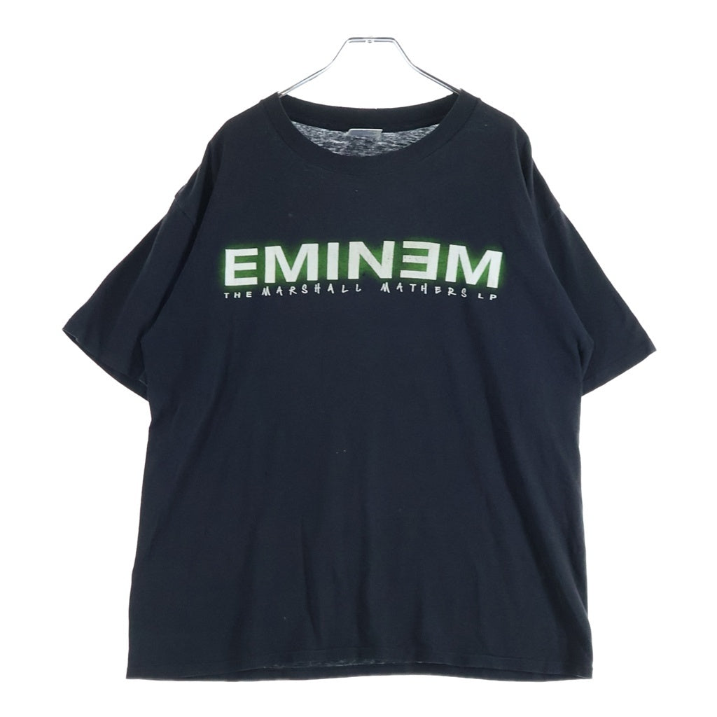 VINTAGE(ヴィンテージ) 00s EMINEM Remember Me 半袖 クルーネック Tシャツ ブラック