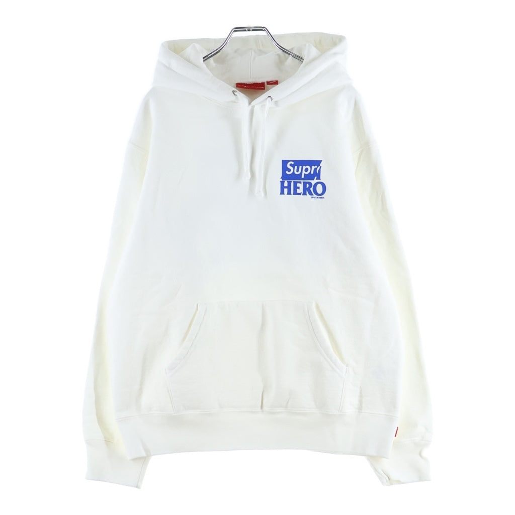 SUPREME(シュプリーム) 22SS ×ANTIHERO Hooded Sweatshirt アンタイヒーロー スウェット プルオーバーパーカー フーディ ホワイト