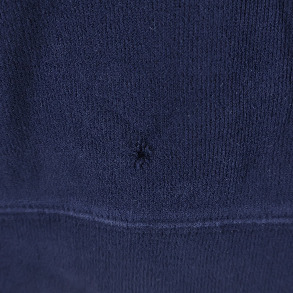 POLO RALPH LAUREN(ポロラルフローレン) 90S ポニー刺繍 ニット プルオーバーパーカー ネイビー