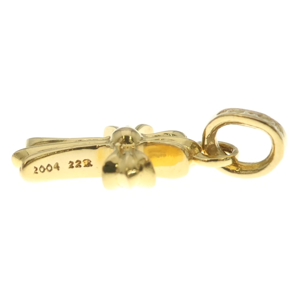 CHROME HEARTS(クロムハーツ) 22K CRS BBYFAT P/DIA ベイビーファットクロス PAVEダイヤ ペンダントトップ ゴールド BCA035