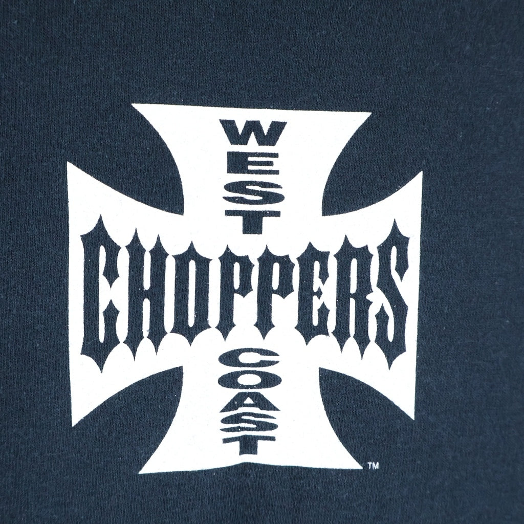 VINTAGE(ヴィンテージ) 90-00s West Coast Choppers Tee ウエストコーストチョッパーズ アイアンクロス 半袖Tシャツ カットソー ブラック/ホワイト