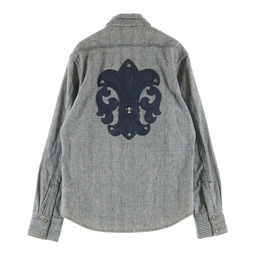 CHROME HEARTS(クロムハーツ) ARMY FBRC アーミーシャツ BSフレアボタンミリタリー長袖シャツ グレー