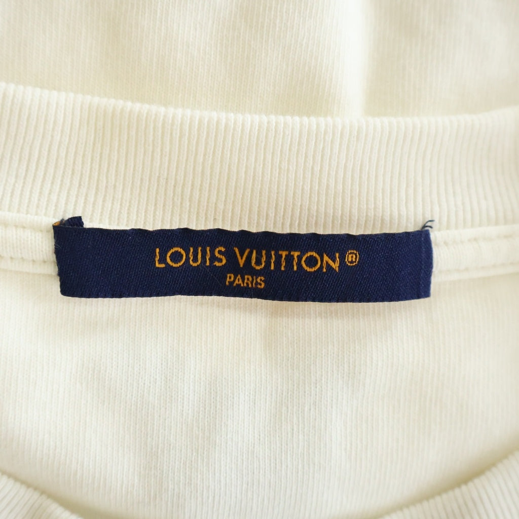 LOUIS VUITTON(ルイヴィトン) 26SS エンブロイダリー シグネチャー 半袖Tシャツカットソー ホワイト RM261MJ NPL HUY41W