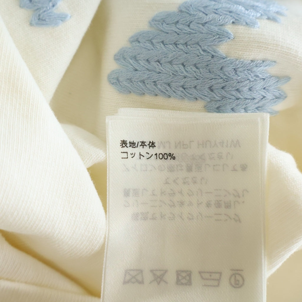 LOUIS VUITTON(ルイヴィトン) 26SS エンブロイダリー シグネチャー 半袖Tシャツカットソー ホワイト RM261MJ NPL HUY41W