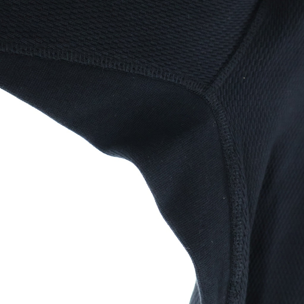 STONE ISLAND(ストーンアイランド) Waffle ワッフル ロゴパッチ サーマルカットソー ブラック L1S156100011