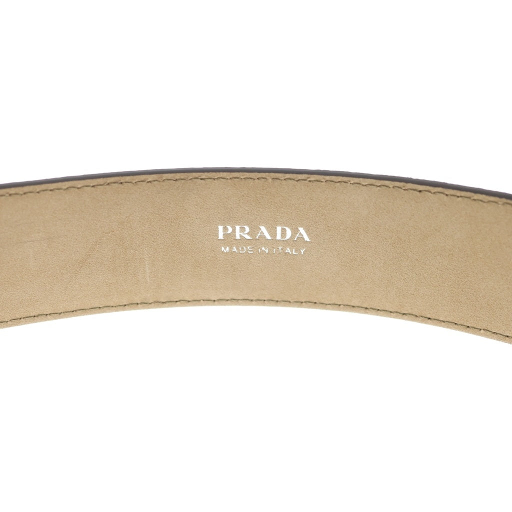 PRADA(プラダ) シングルピン スエード ベルト 2CC545 ブラウン レディース