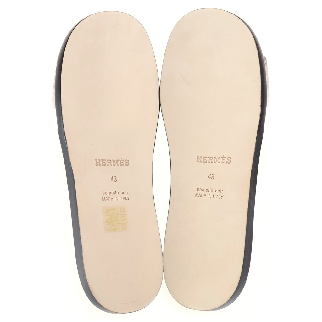 HERMES(エルメス) Himalaya Crocodile Niloticus mat Sandal ヒマラヤ クロコダイル ニロティカスマット サンダル ホワイト/ブラウン