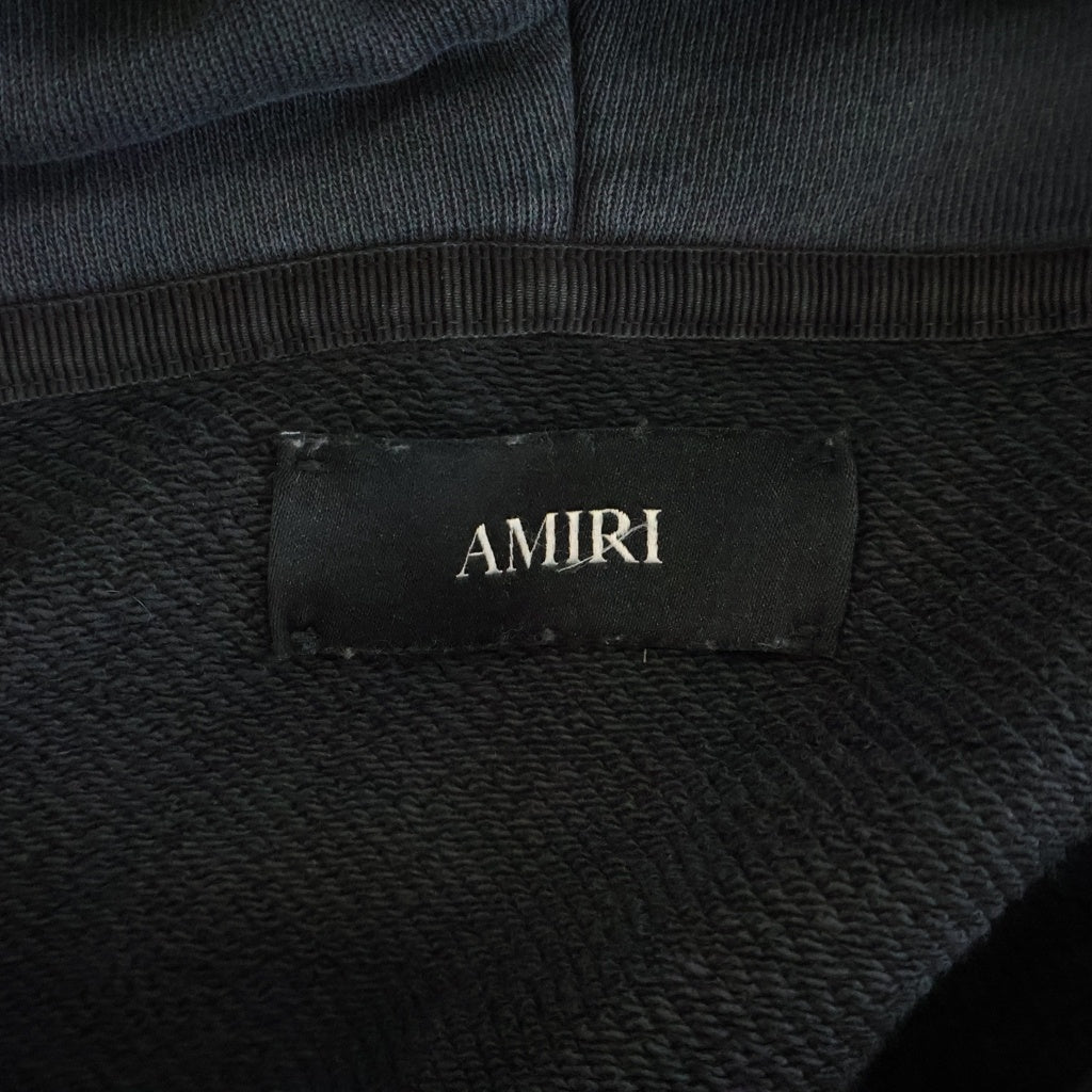 AMIRI(アミリ) バンダナ ブリーチ プルオーバーパーカー グレー AMJYHD1117