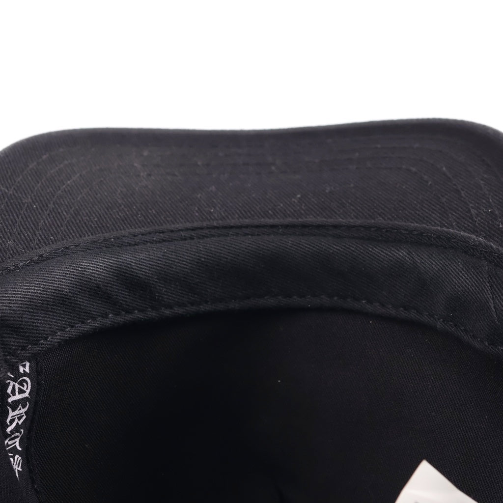 CHROME HEARTS(クロムハーツ) HAT BSBL CH SCROLL CAP DENIM BLACK スクロールラベル クロスボール付きデニムベースボールキャップ 帽子 ブラック
