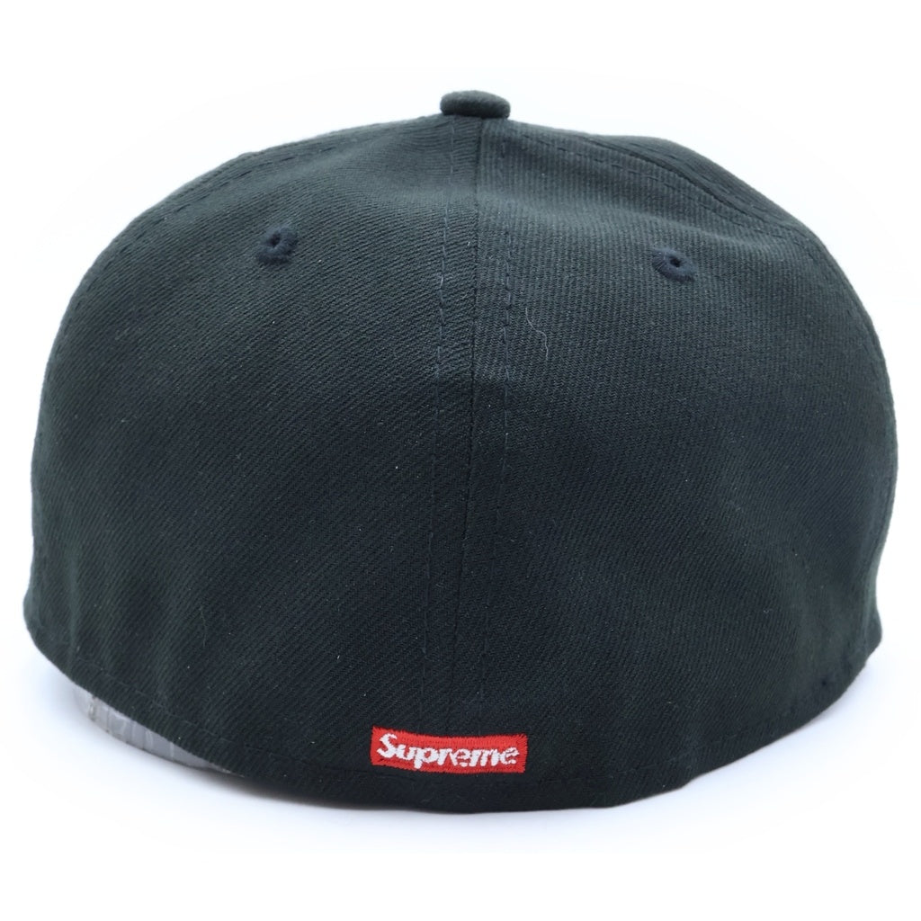 SUPREME(シュプリーム) 22AW ×NEW ERA59FIFTY S Logo Baseball Cap 鬼ロゴ ベースボールキャップ ブラック
