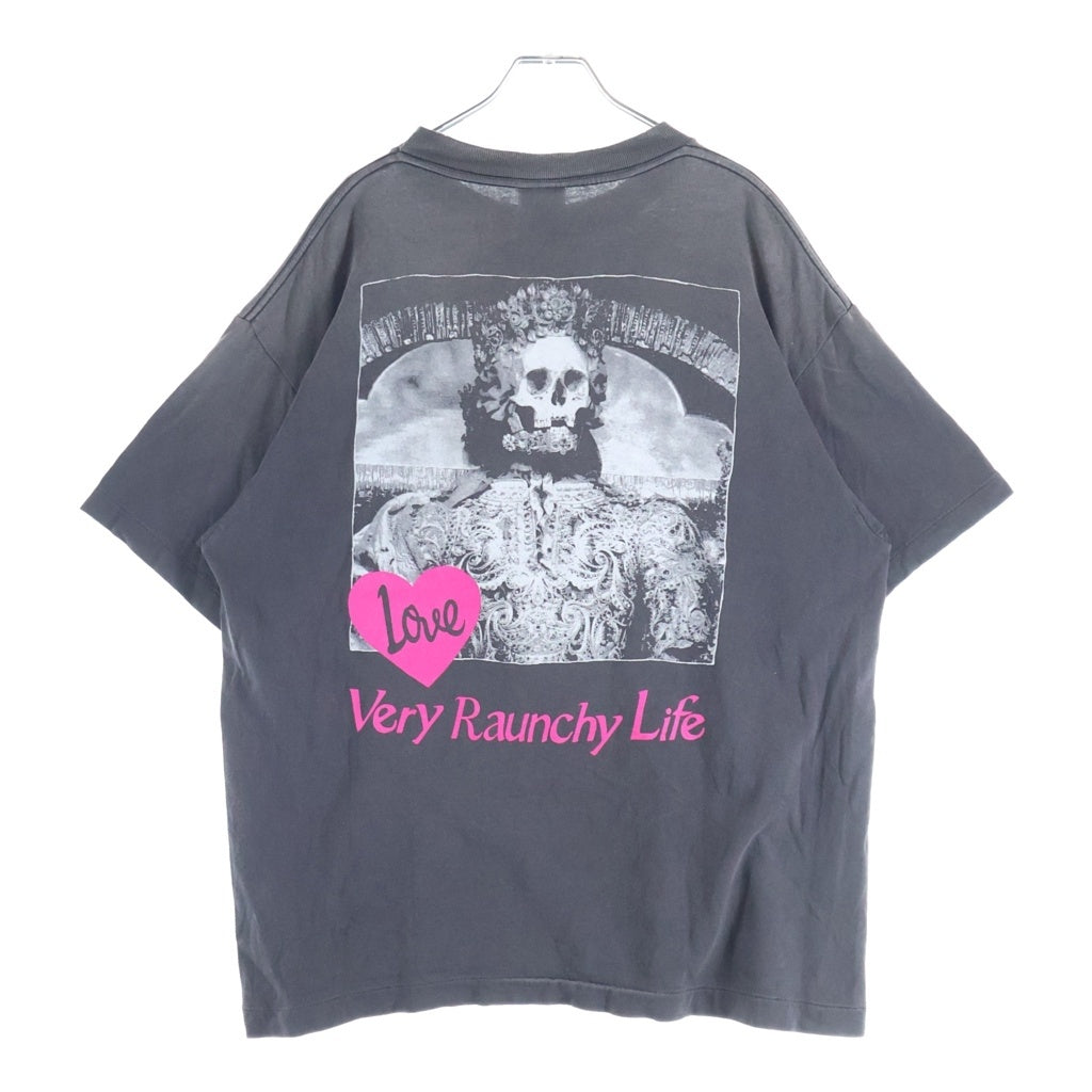 SAINT MICHAEL(セントマイケル) 25SS S/S LOVE TEE ラブ 両面プリント半袖Tシャツカットソー ブラック SM-HR8-0000-012